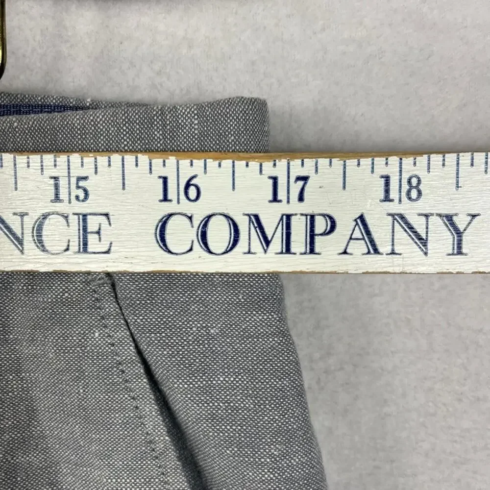 Banana Republic Kentfield Pant Men's Size 34x34 Gray Front Pockets Chino